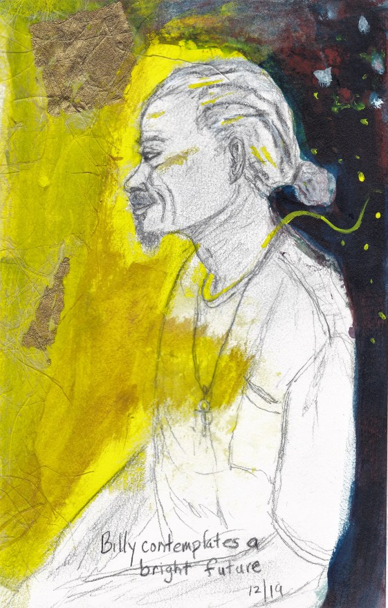 billy contemplates